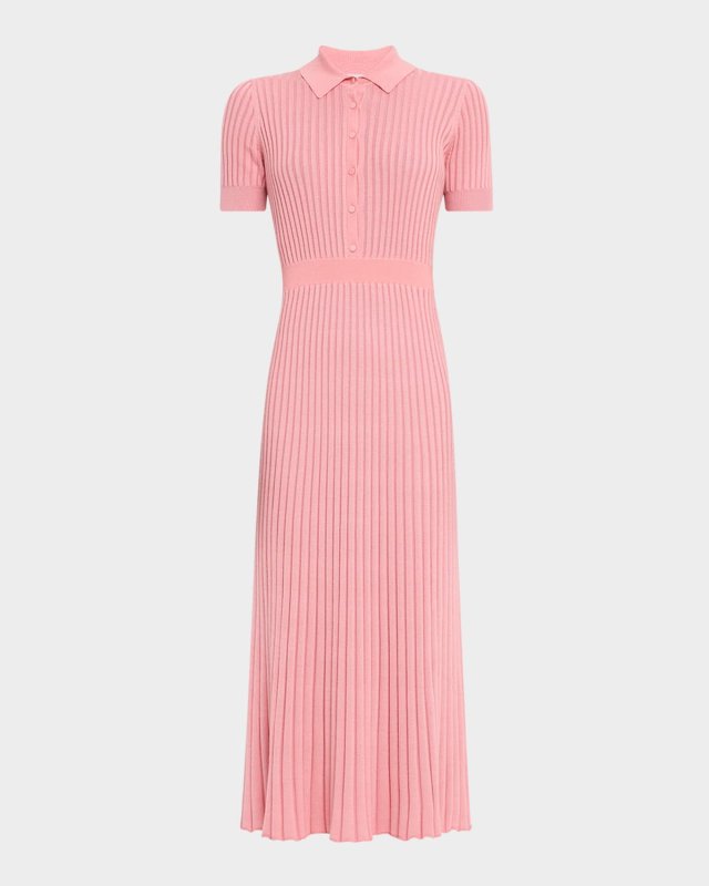 Amor Ribbed Cashmere Midi Dress